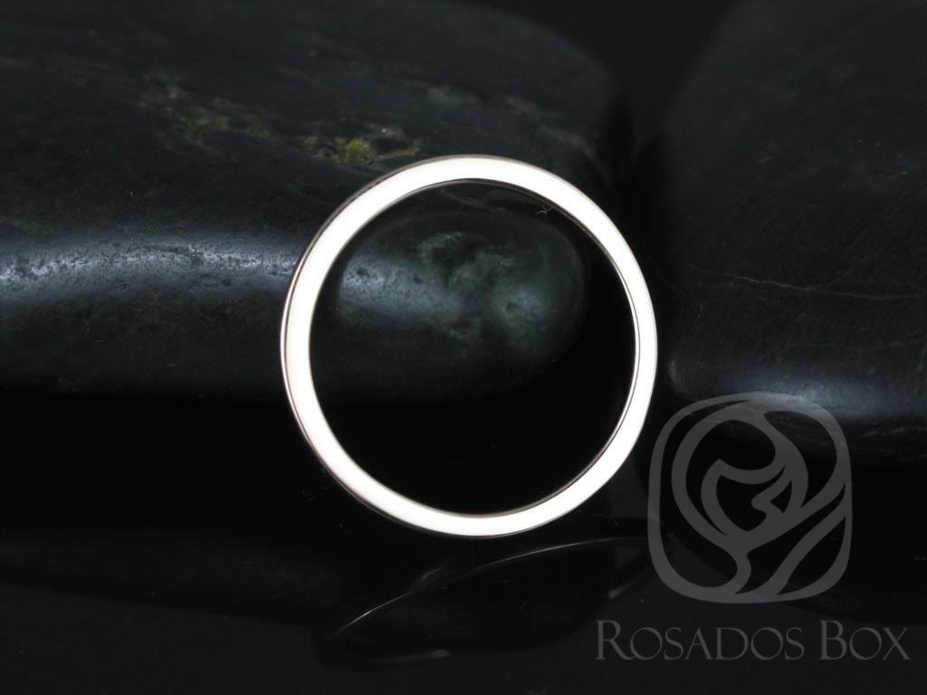 14kt Gold Matching Band to Marcelle / Blake PLAIN Ring by Rosados Box