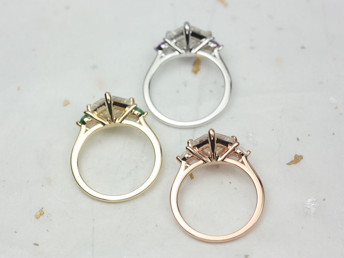 Rose Gold Diamond Engagement Ring Band – Ascot Diamonds