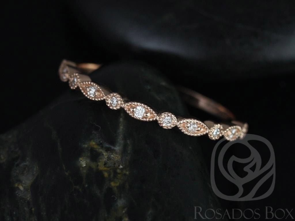 Rose Gold Flower Bracelet With 5 Shiny Rose Gold Double-sided 6-petal  Floral Links, Copper Magnetic Clasp - Etsy