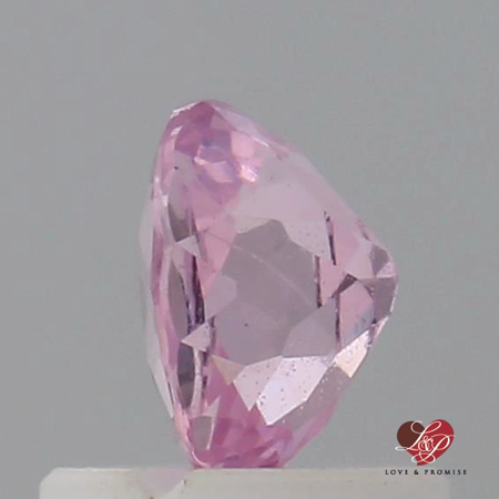 0.73cts Oval Medium Rustic Rose Champagne Sapphire