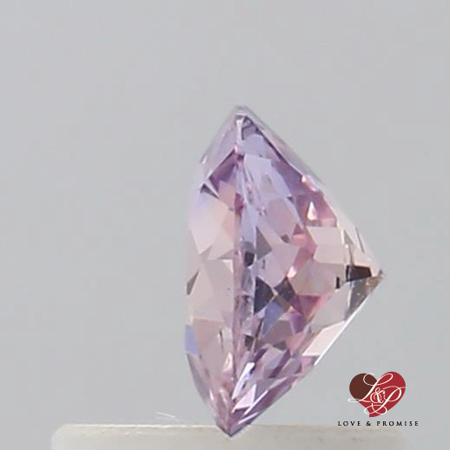 0.74cts Round Rustic Rose Champagne Sapphire