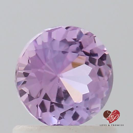 0.99cts Round Vibrant Rose Lavender Sapphire