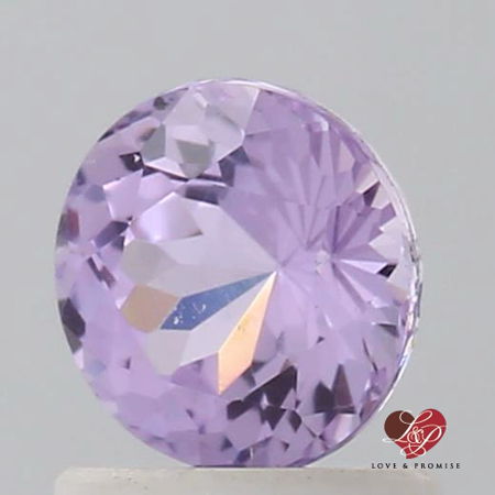 1.13cts Round Lavender Rose Sapphire