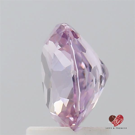 1.99cts Rectangle Cushion Medium Icy Violet Blush Champagne Sapphire