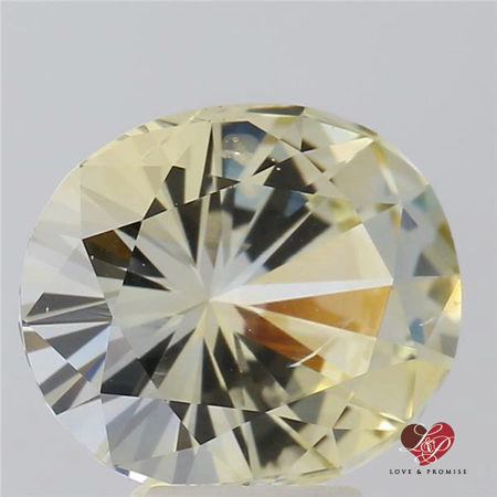 5.52cts Oval Champagne Butter Sapphire