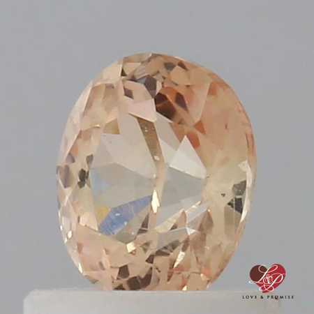 0.76cts Oval Sorbet Champagne Sapphire