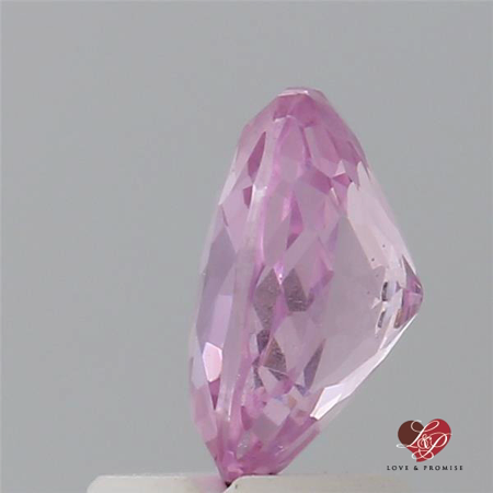 1.53cts Oval Medium Blush Red Lavender Champagne Sapphire