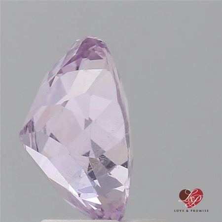 2.22cts Oval Light Lavender Blush Champagne Sapphire 