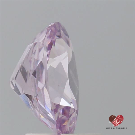 2.22cts Oval Light Lavender Blush Champagne Sapphire 